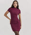 Solid Color Simple And Tight Waist-tight Dress