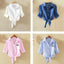 100% Cotton Womens Blouse Shirt White - back view | The BB's Box