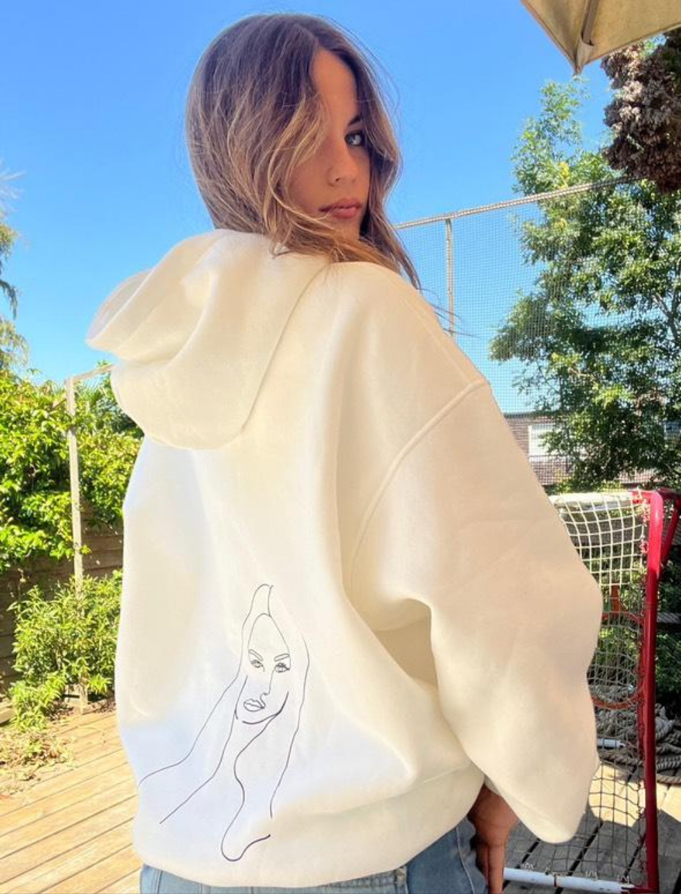 Charlotte Summers Hoodie - side view | The BB's Box
