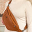 The Riley | Woven Leather Sling Bag - close-up | The BB's Box
