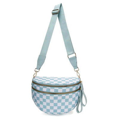 The Avril | Checkered Sling Crossbody Bag - styling view | The BB's Box