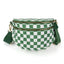 The Avril | Checkered Sling Crossbody Bag - detail view | The BB's Box