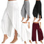 Women Wide Leg Pants Loose Fitness Yoga Split Trousers