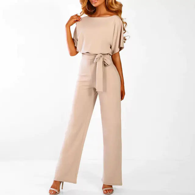 Elegant Plus Size Women’s Summer Jumpsuit with Wide Legs - view 24 | The BB's Box