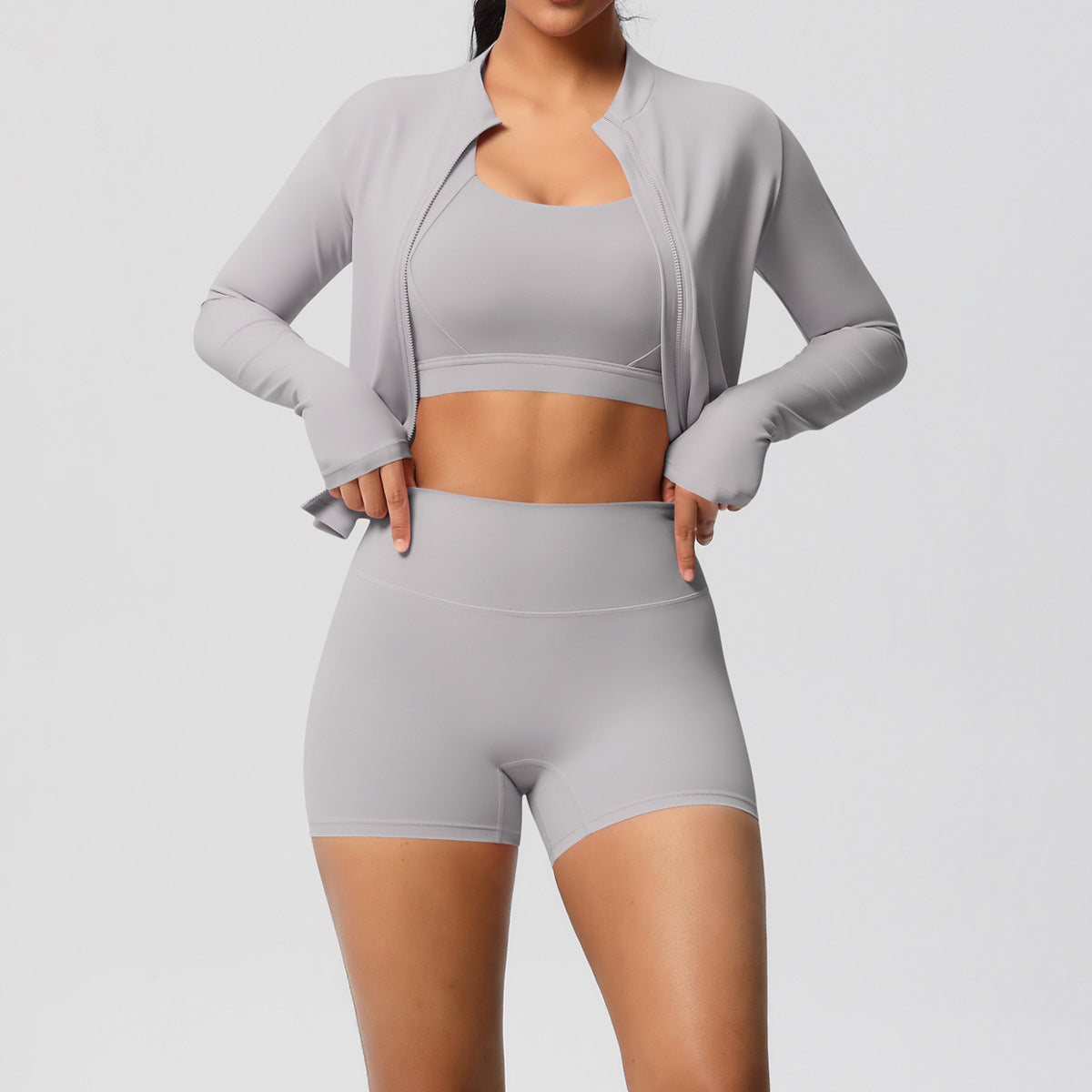 Fitness Sports Wear Three Piece Set - detail view | The BB's Box