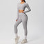 Double Sided Brushed Breathable High Elastic Tight Sports Set - back view | The BB's Box