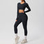 Double Sided Brushed Breathable High Elastic Tight Sports Set - back view | The BB's Box