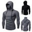 Men's Sports Running Fitness Hoodie with Mask