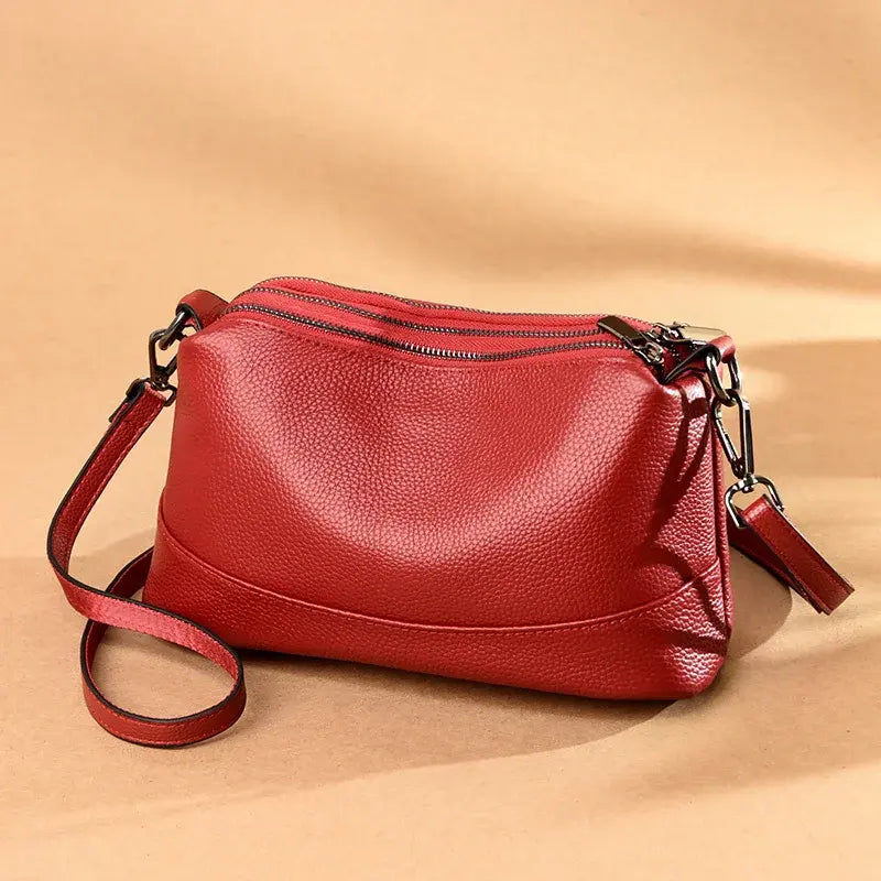 Womens Genuine Leather Handbag - back view | The BB's Box