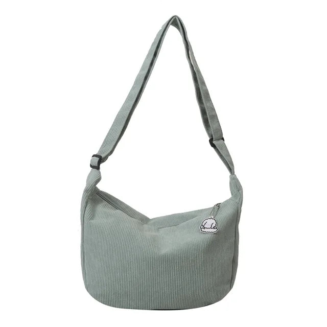 Corduroy Crossbody Bags For Women - detail view | The BB's Box