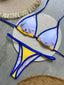 Brazil Flag Embroidered Bikini Sexy Beach Ladies Swimsuit Letter Embroidery High - side view | The BB's Box