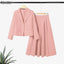ZANZEA Office Women 2 Piece Sets Spring Outfits 2026 Elegant Long Sleeve Blazer  - alternate view | The BB's Box