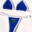 Brazil Flag Embroidered Bikini Sexy Beach Ladies Swimsuit Letter Embroidery High Waist Quick Dry Eco Friendly Nylon Fabric