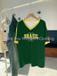 Brazil Flag Print Casual T-Shirts Gothic T Shirt  Short Sleeve BRAZIL print T sh - back view | The BB's Box