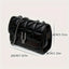 Elegant Black Mini Tartan Crossbody Bag  Adjustable Shoulder Strap, Turn Lock Cl - styling view | The BB's Box