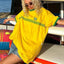 Y2k Brazil Graphics Printed Retro Summer Women Crop Top T-shirt Harajuku Streetw - side view | The BB's Box