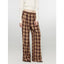 Street Corner Dyed Retro Pants for Women, Elastic Waist Straight-Leg - close-up | The BB's Box