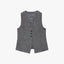 Old Money Space Linen Draped Vest and Straight Trousers Suit - alternate view | The BB's Box