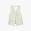 Old Money Space Linen Draped Vest and Straight Trousers Suit - front view | The BB's Box