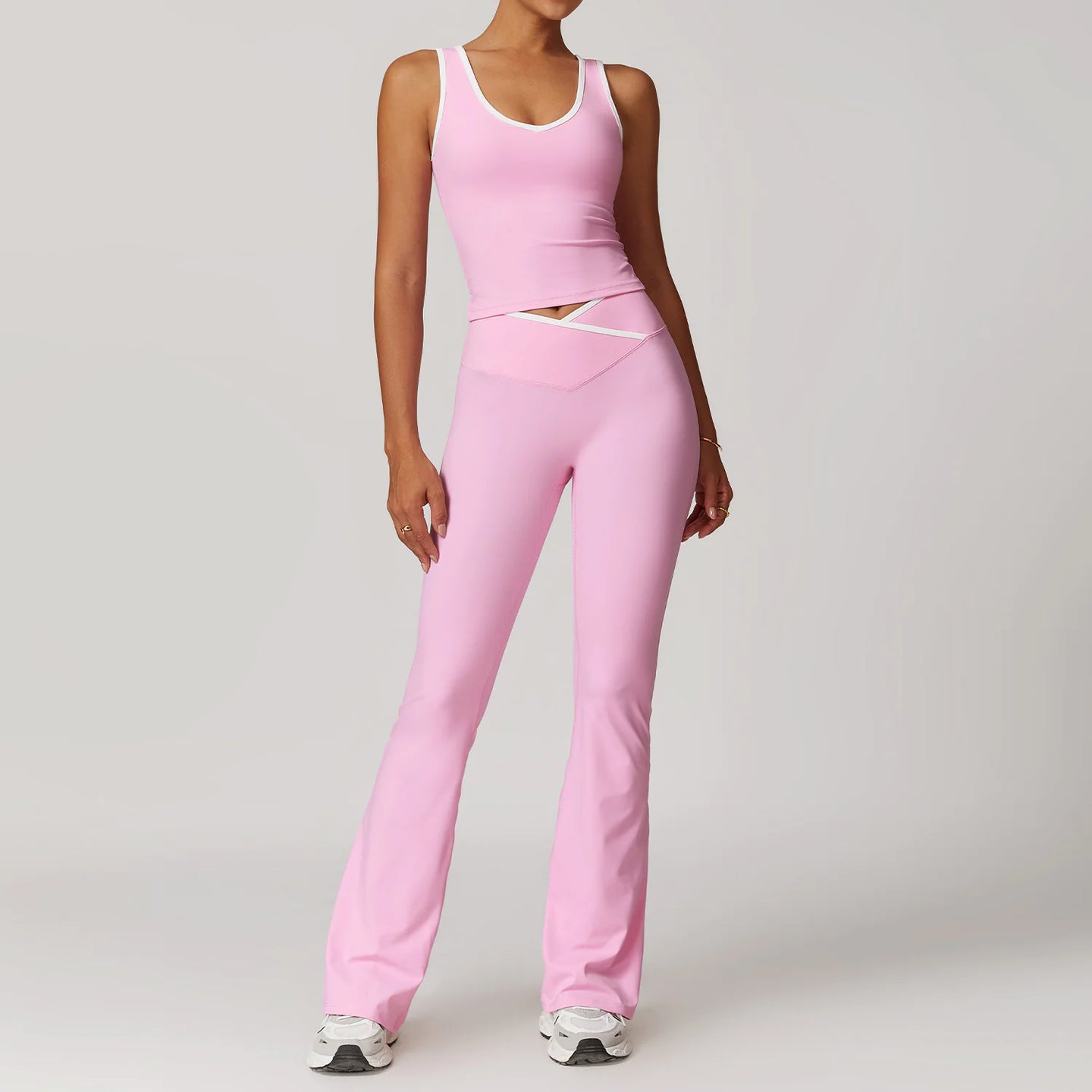 Cross High Top Sports Suit Female Fitness Yoga Wear - view 41 | The BB's Box