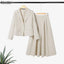 ZANZEA Office Women 2 Piece Sets Spring Outfits 2026 Elegant Long Sleeve Blazer  - detail view | The BB's Box