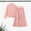 ZANZEA Office Women 2 Piece Sets Spring Outfits 2026 Elegant Long Sleeve Blazer  - view 15 | The BB's Box