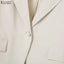 ZANZEA Office Women 2 Piece Sets Spring Outfits 2026 Elegant Long Sleeve Blazer  - front view | The BB's Box
