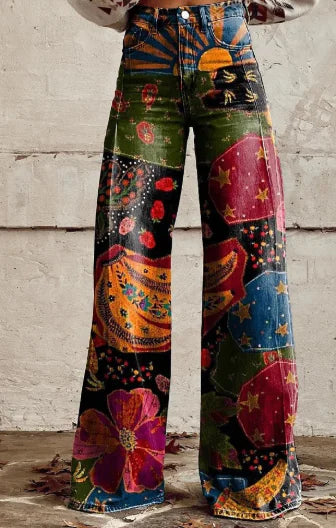 Aurelia Retro Flared Trousers for Women (Single Piece) - view 31 | The BB's Box