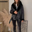 Diana Faux Leather Fur Woman's Coat