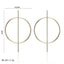 Minimalist Geometric Circle Earring