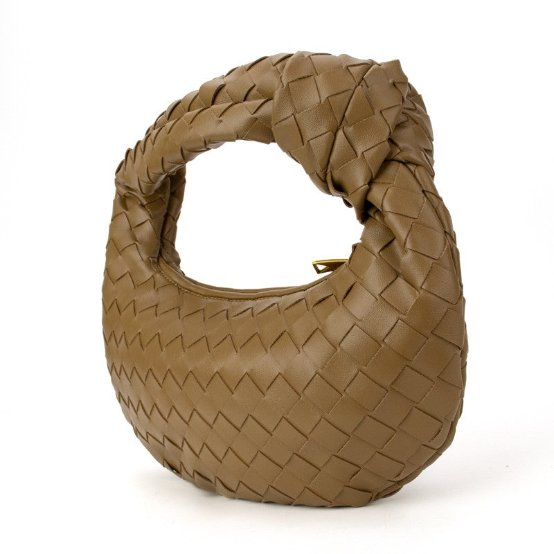 The Charlize | Knotted Woven Handbag - close-up | The BB's Box
