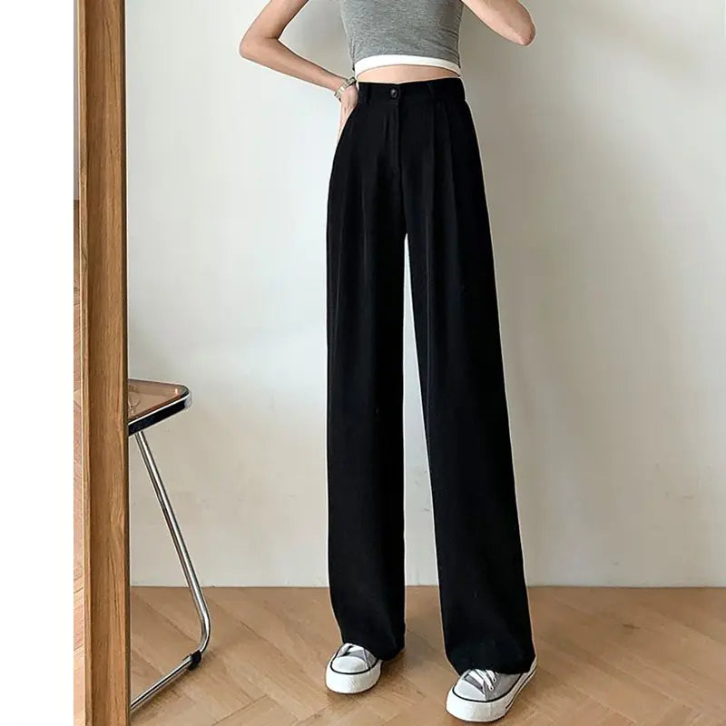 Elegant and Versatile Ladies Suit Pants - close-up | The BB's Box