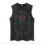Heavy washing trend sleeveless T-shirt - view 36 | The BB's Box