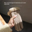 Cozy Suede Fleece-Lined Padded Riding Gloves