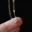 Shiny Drop Necklace 925 Sterling Silver 14k Gold-Plated