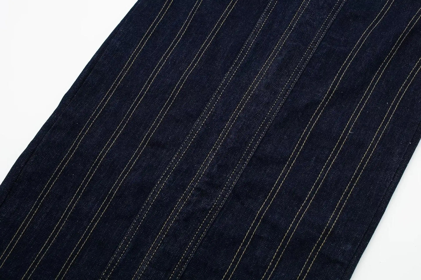 Vestido tomara que caia com costura em jeans