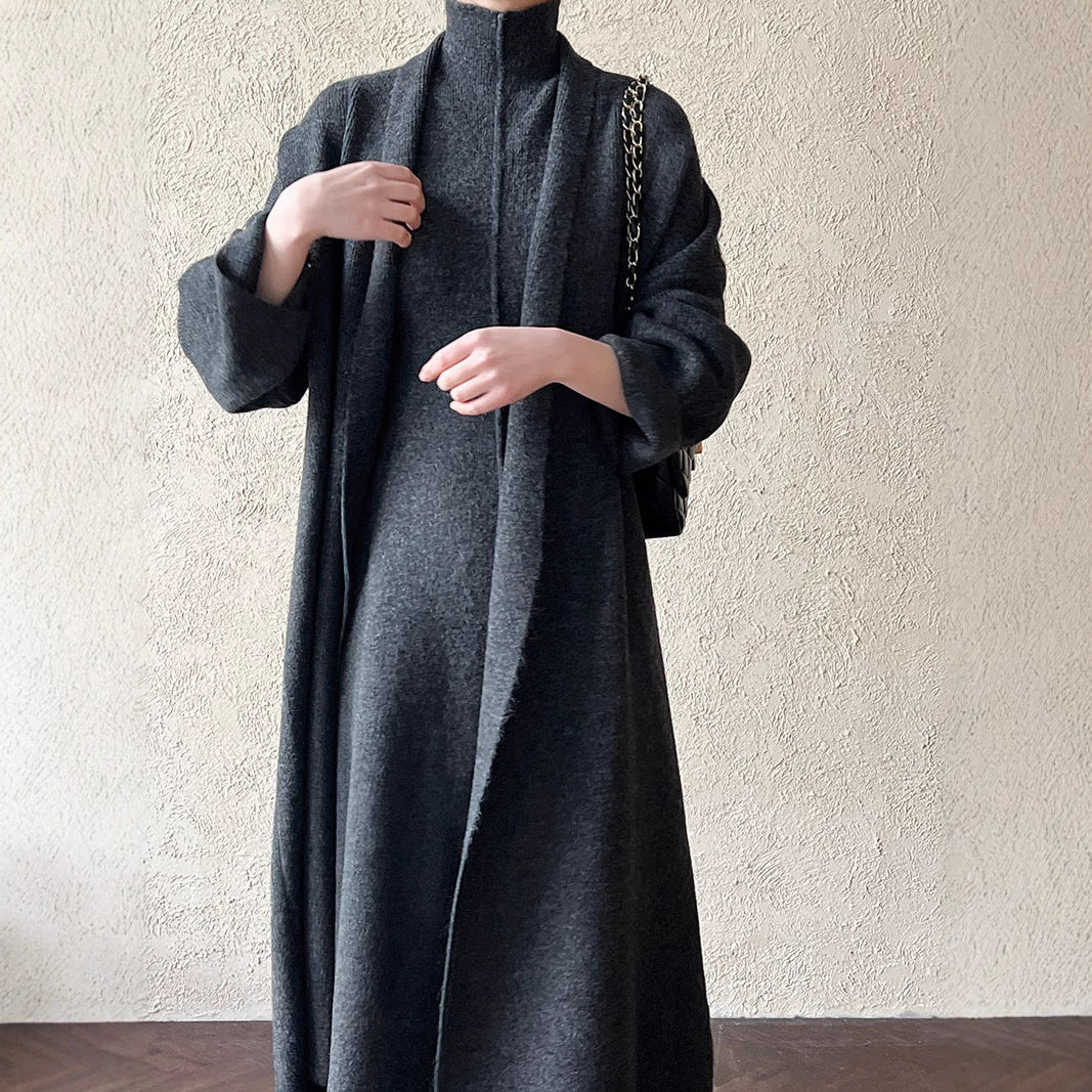 Long Knit Cardigan & Dress Set - view 3 | The BB's Box