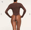 Long Sleeve Thong Bodysuit