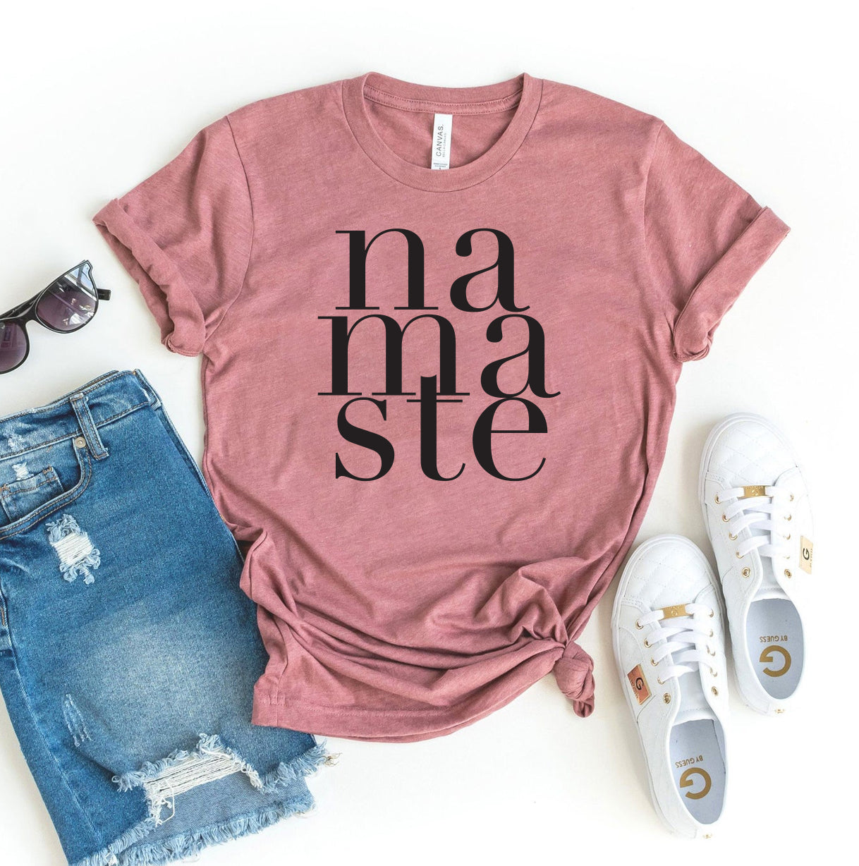 Namaste T-Shirt - front view | The BB's Box