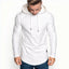 Men'S Gyms Hoodies Men'S Handsome Top Autumn/Winter Solid Color Fashion Casual Loose Fit Large Hooded Sweater Top