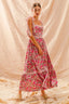 SO ME Floral Maxi Dress With Ribbon Tie Lace Strap - side view | The BB's Box