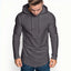 Men'S Gyms Hoodies Men'S Handsome Top Autumn/Winter Solid Color Fashion Casual Loose Fit Large Hooded Sweater Top