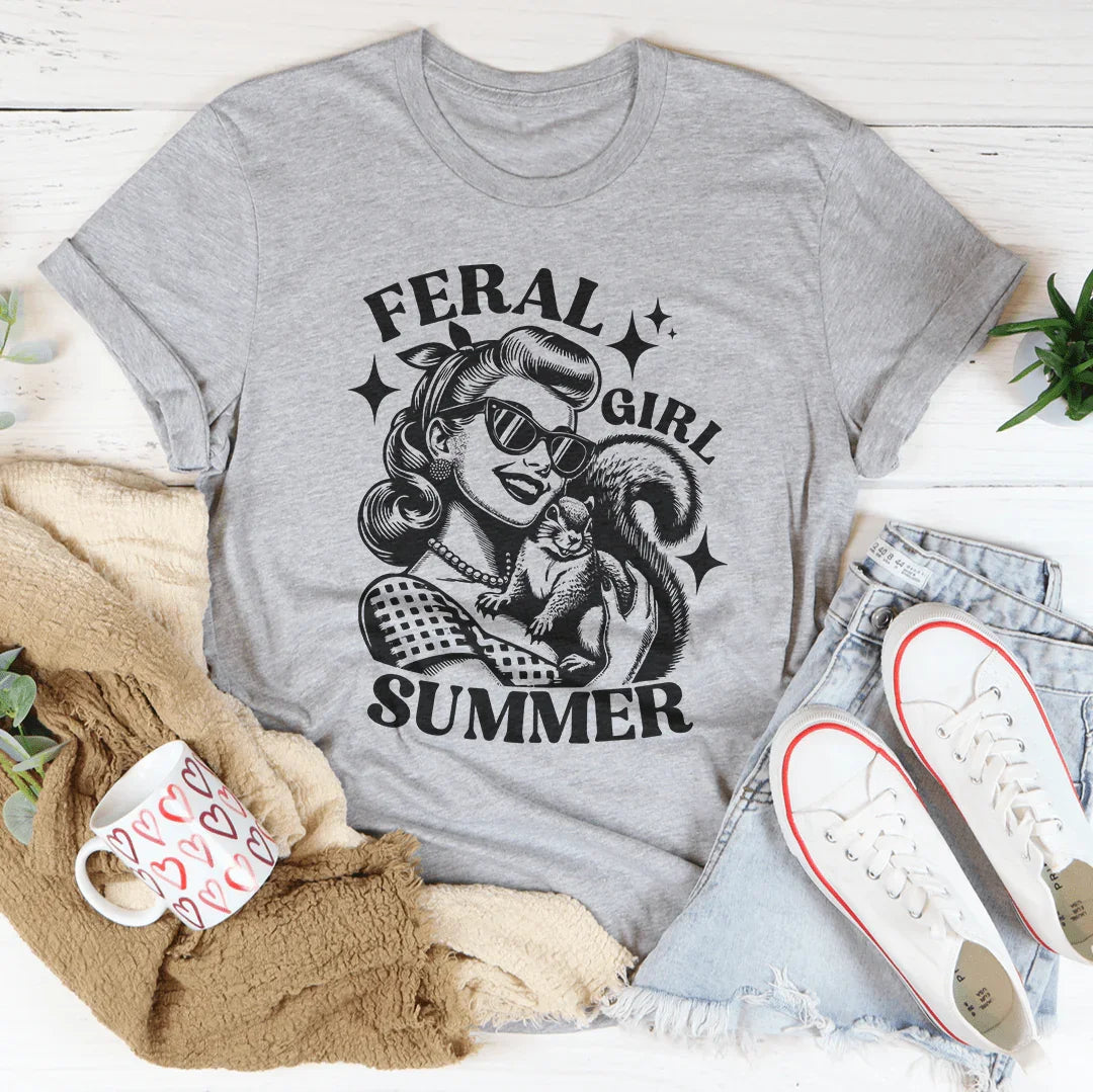 Feral Girl Summer Tee - back view | The BB's Box