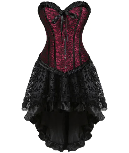 Body-Shaping Two-Piece Court Dress with Adjustable Fit - view 38 | The BB's Box