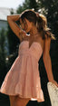 Womens V-neck Long Stitching Dress - styling view | The BB's Box