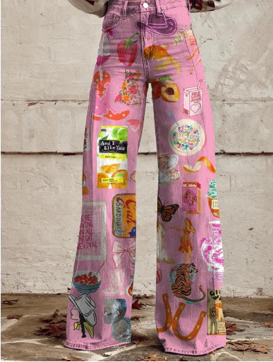Aurelia Retro Flared Trousers for Women (Single Piece) - view 67 | The BB's Box