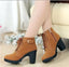 Classic Thick Heeled Boots