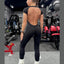 Lily Backless Jumpsuit - side view | The BB's Box