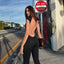 Lily Backless Jumpsuit - close-up | The BB's Box