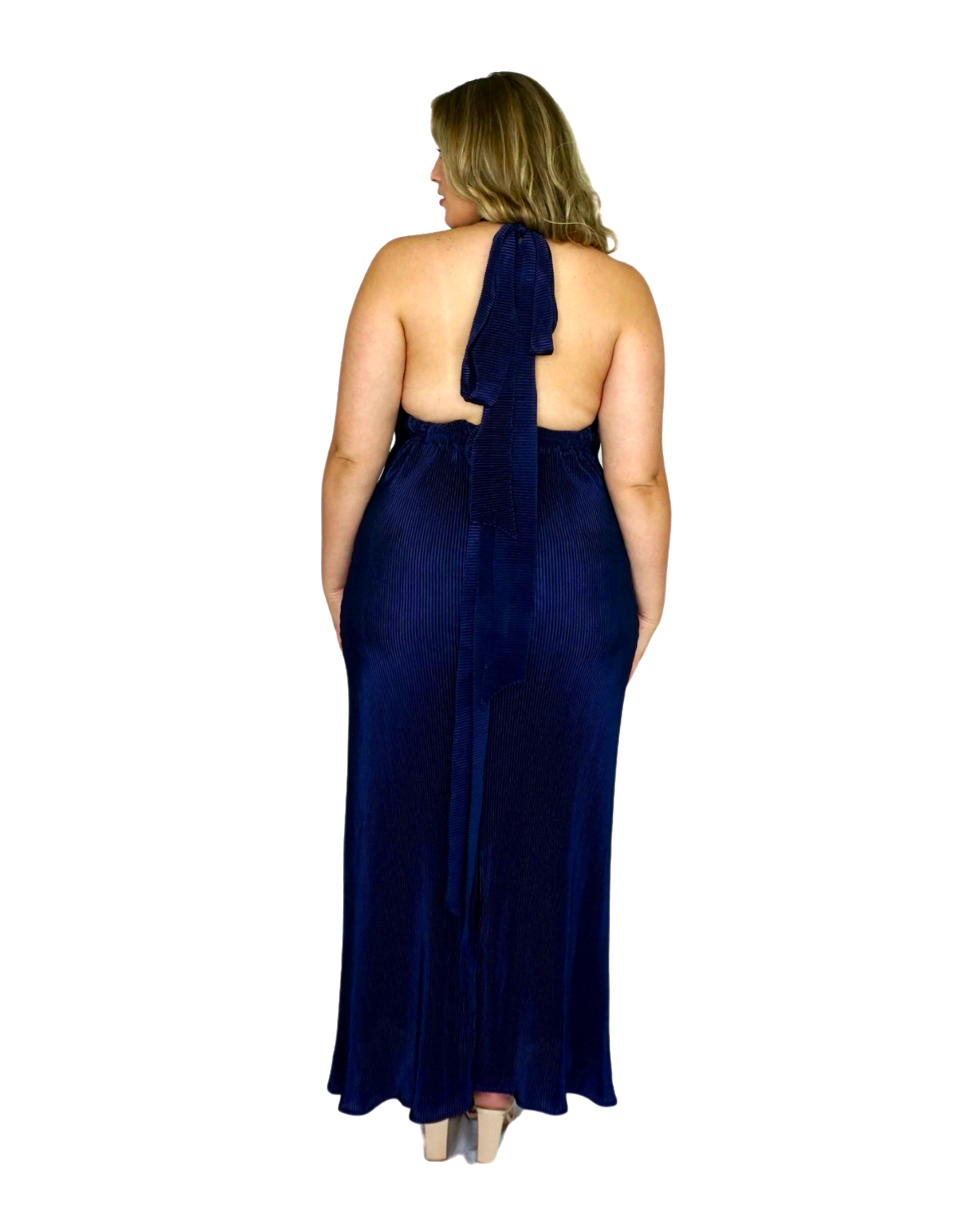 Monaco Maxi Dress - Plisse - styling view | The BB's Box